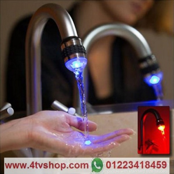 حنفية الكترونية بالحجارة مضيئة  FAUCET LIGHT